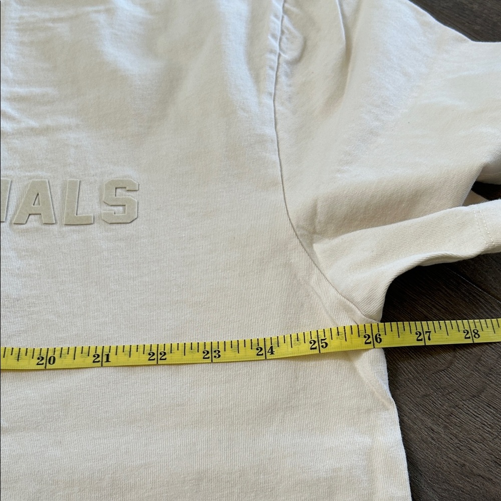 Fear of God Essentials Cream Men's T-Shirt XL - Picture 6 of 10